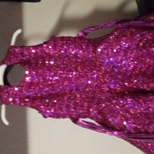 Size 9 pageant dance competition             (girls 7-9yrs old) dress